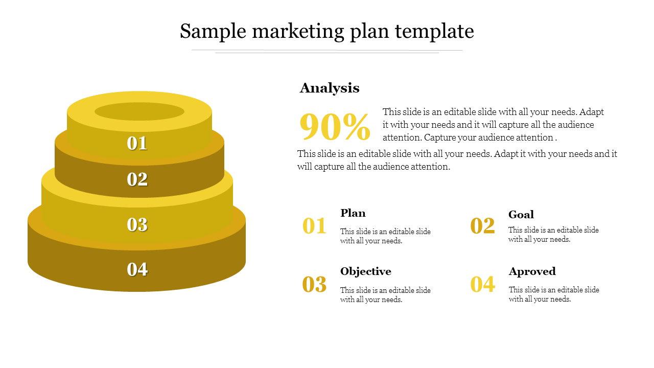 Free - Amazing Sample Marketing Plan Template Presentation